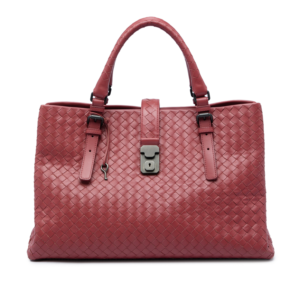 Pre-Loved Bottega Veneta Medium Nappa Intrecciato Roma Tote